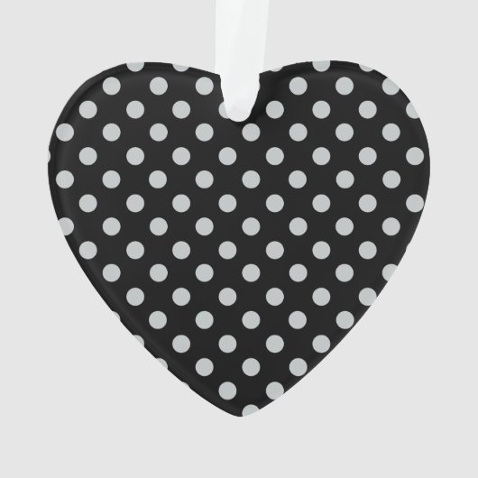 Graue Polka-Punkte ändern Alle Farbklick anpassen Ornament (Rückseite)