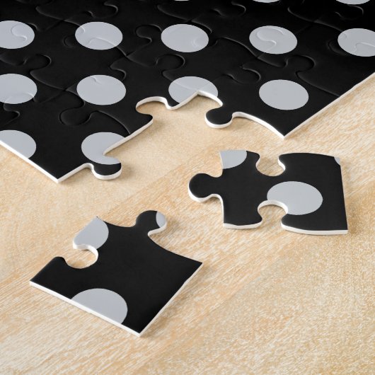 Graue Polka-Punkte ändern Alle Farbklick anpassen Puzzle (Seite)