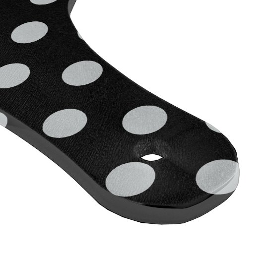 Graue Polka-Punkte ändern Alle Farbklick anpassen Schneidebrett (Ecke)