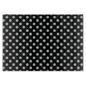 Graue Polka-Punkte ändern Alle Farbklick anpassen Schneidebrett (Vorderseite)