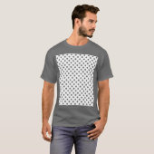 Graue Polka-Punkte ändern Alle Farbklick anpassen T-Shirt (Vorne ganz)