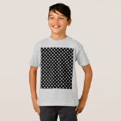 Graue Polka-Punkte ändern Alle Farbklick anpassen T-Shirt (Vorne ganz)