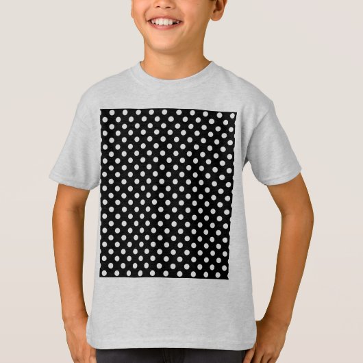 Graue Polka-Punkte ändern Alle Farbklick anpassen T-Shirt (Vorderseite)