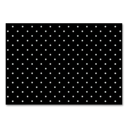 Graue Polka-Punkte ändern Alle Farbklick anpassen Tischnummer (Vorderseite)