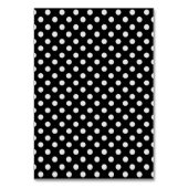 Graue Polka-Punkte ändern Alle Farbklick anpassen Tischnummer (Rückseite)