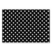 Graue Polka-Punkte ändern Alle Farbklick anpassen Tischnummer (Rückseite)