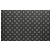 Graue Polka-Punkte auf schwarz Stoff (Fat Quarter (45,7 x 55,9 cm))