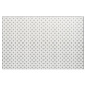 Graue Polka-Punkte auf weiß Stoff (Yard (91,4 cm))