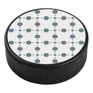 Graue Polka Punkte, Polka Punkt Muster, Punkte, Ge Eishockey Puck