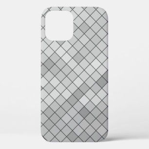 Graue polygonale Illustration, die aus Dreiecken b Case-Mate iPhone Hülle