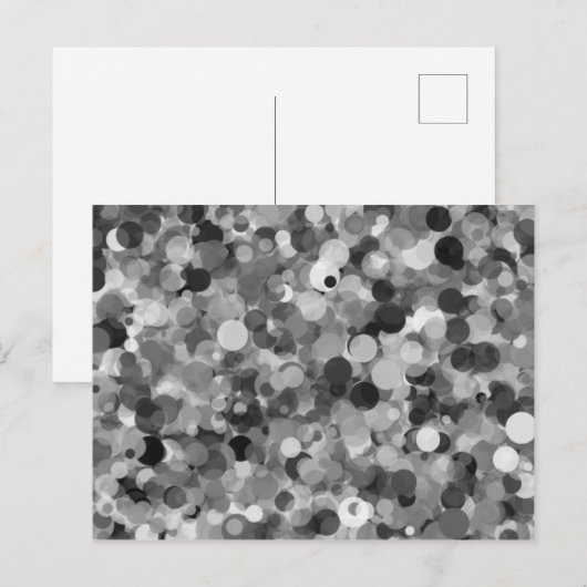 Graue Postkarte (Vorne/Hinten)