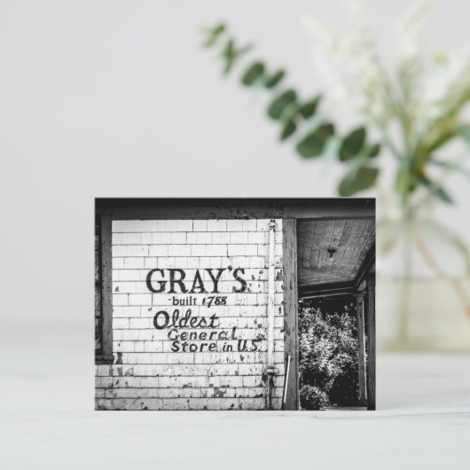 Graue Postkarte im Allgemeinen (Stehend Vorderseite)