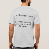 graue Prämie allnurses.comqh qd T-Shirt (Rückseite)