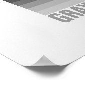 Graue Pride Alien Poster (Ecke)