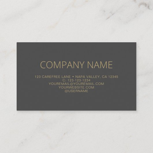 Graue QR Code Business-Logos Moderne Visitenkarte (Rückseite)