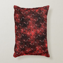 Graue Quadrate im 3D-Stil mit Kohleflecken Dekokissen