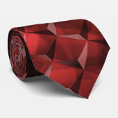 Graue Quadrate im 3D-Stil mit Kohleflecken Krawatte (Gerollt)