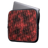 Graue Quadrate im 3D-Stil mit Kohleflecken Laptopschutzhülle (Vorderseite Links)