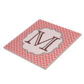 Graue Quarterfolie Latti Monogram Display Tile Fliese (Seite)