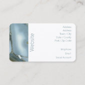 Graue Quarzkarte Visitenkarte (Rückseite)