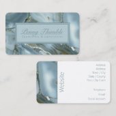 Graue Quarzkarte Visitenkarte (Vorne/Hinten)