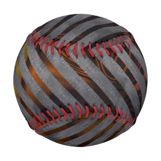 Graue Querschnitte oder Kohlebänder? Gold Red Baseball (Rückseite)