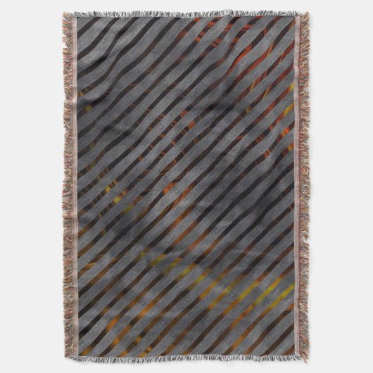 Graue Querstreifen, Karbon-Bänder, goldrot Decke (Vorderseite Vertikal)