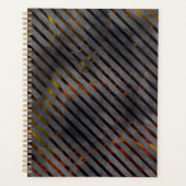 Graue Querstreifen, Karbon-Bänder, goldrot Planer (Vorderseite)