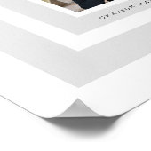 Graue Rahmen Foto Abschluss Signature Poster (Ecke)