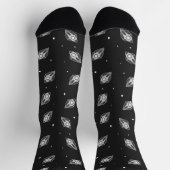 Graue Raketensocken Socken (Oben)