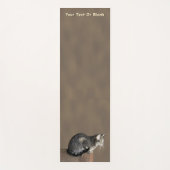 Graue Rauchkatze mit Tabby-Muster Yogamatte (Vorderseite)