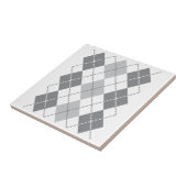 Graue Raute Fliese (Seite)