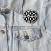 Graue Rauten-Preppy Knopf Button (Beispiel)