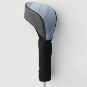 Graue Rechtecke angepasst Golf Headcover (angewinkelt)