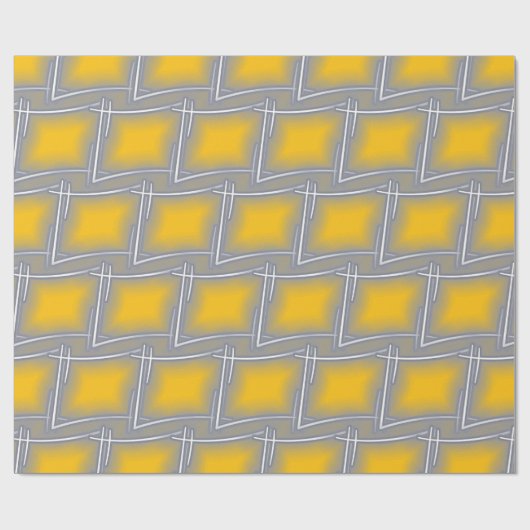 Graue rechteckige Abstrakte Kunst Geschenkpapier (Flach)