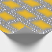 Graue rechteckige Abstrakte Kunst Geschenkpapier (Ecke)