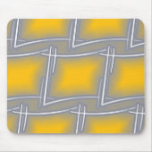 Graue rechteckige Abstrakte Kunst Mousepad (Vorne)