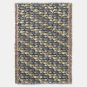 Graue rechteckige, geschnitzte und gefärbte Stücke Decke (Vorderseite Vertikal)