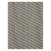 Graue rechteckige, geschnitzte und gefärbte Stücke Tischdecke (Vorderseite)