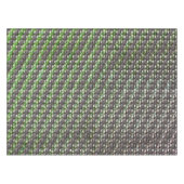 Graue rechteckige, geschnitzte und grün gefärbte S Tischdecke (Vorderseite (Horizontal))