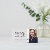 Graue reden wir über echtes Anwesen Beruflich Visitenkarte (Stehend Vorderseite)