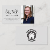 Graue reden wir über echtes Anwesen Beruflich Visitenkarte (Vorne/Hinten)