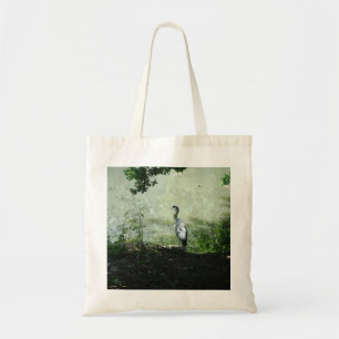 Graue Reiher-Szenen-Tasche Tragetasche