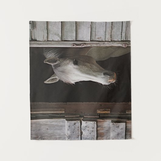 Graue Reiter Wandteppich (Vorderseite)