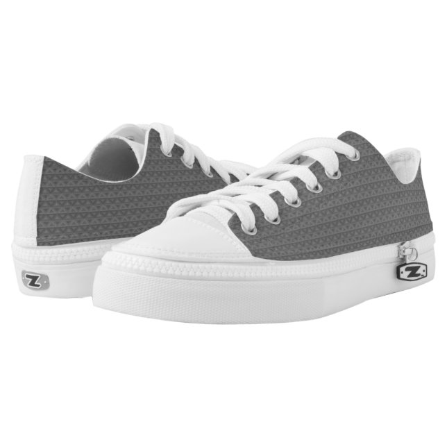Graue Rhombus™ M/W niedrige Spitzenschuhe Niedrig-geschnittene Sneaker (Paar)