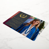 Graue RN Asclepius Abschluss Foto Ankündigung (Gedreht)