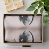 Graue Rose Gold Blush Lashes Seidenpapier (Geschenk)