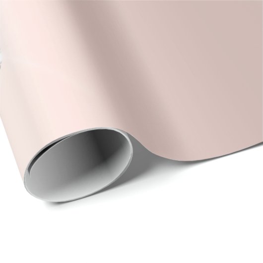 Graue Rose Gold Blush Spark Powder Tropfen Glitzer Geschenkpapier (Rolleneckpunkt)