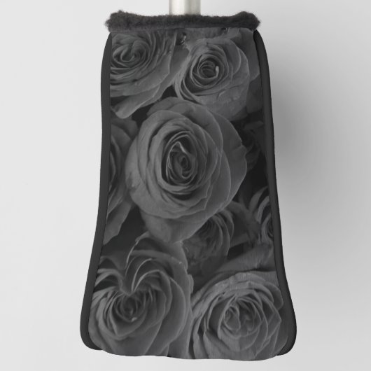 Graue Rose, graues Foto Golf Headcover (Rotieren 90)