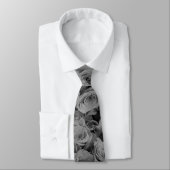 Graue Rose Krawatte (Gebunden)
